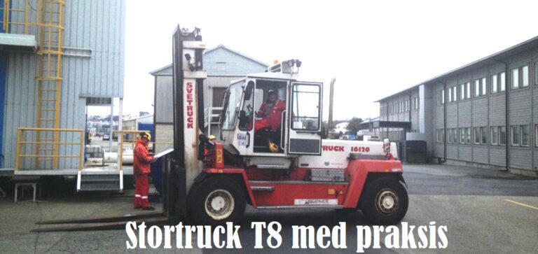 Truckførerkurs T4 & T8